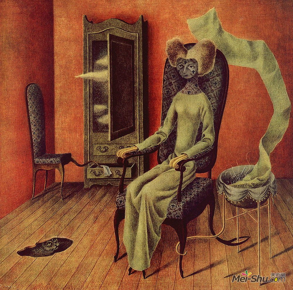 雷梅迪奥斯?瓦罗(Remedios Varo)高清作品《拟态》