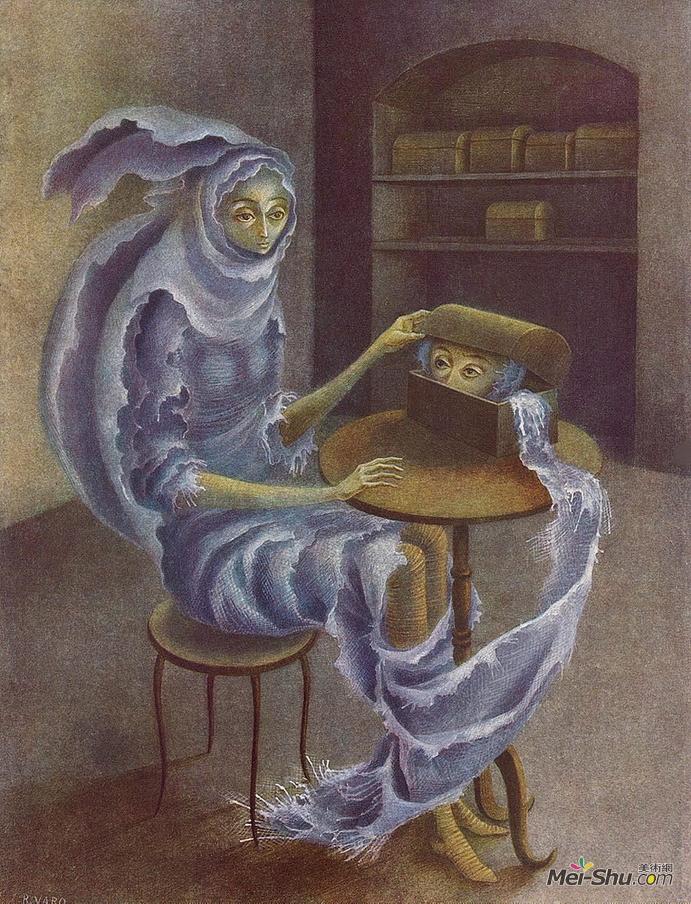 雷梅迪奥斯?瓦罗(Remedios Varo)高清作品《邻接》