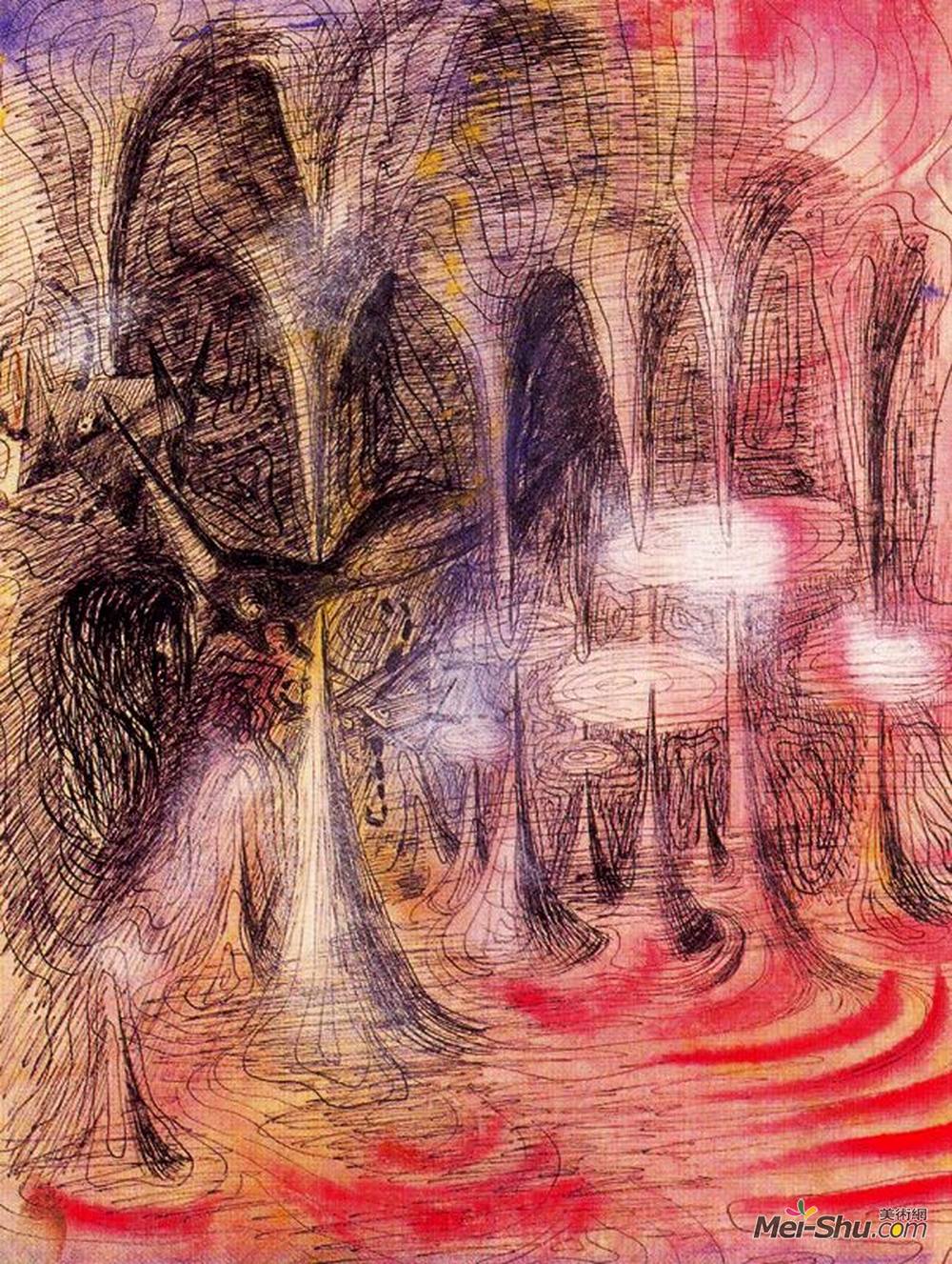 雷梅迪奥斯?瓦罗(Remedios Varo)高清作品《魔窟》