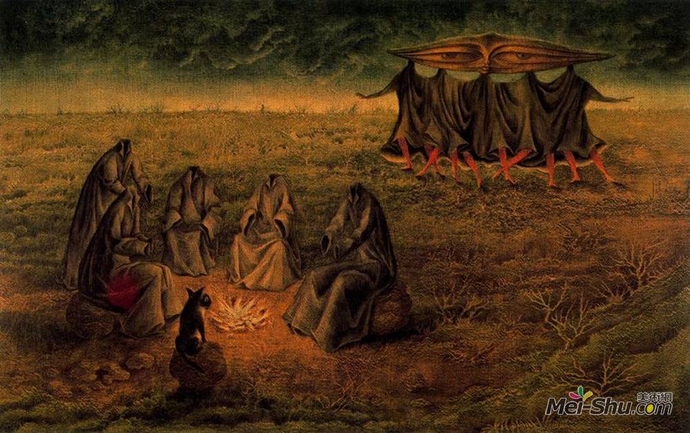 雷梅迪奥斯?瓦罗(Remedios Varo)高清作品《物质盗窃》