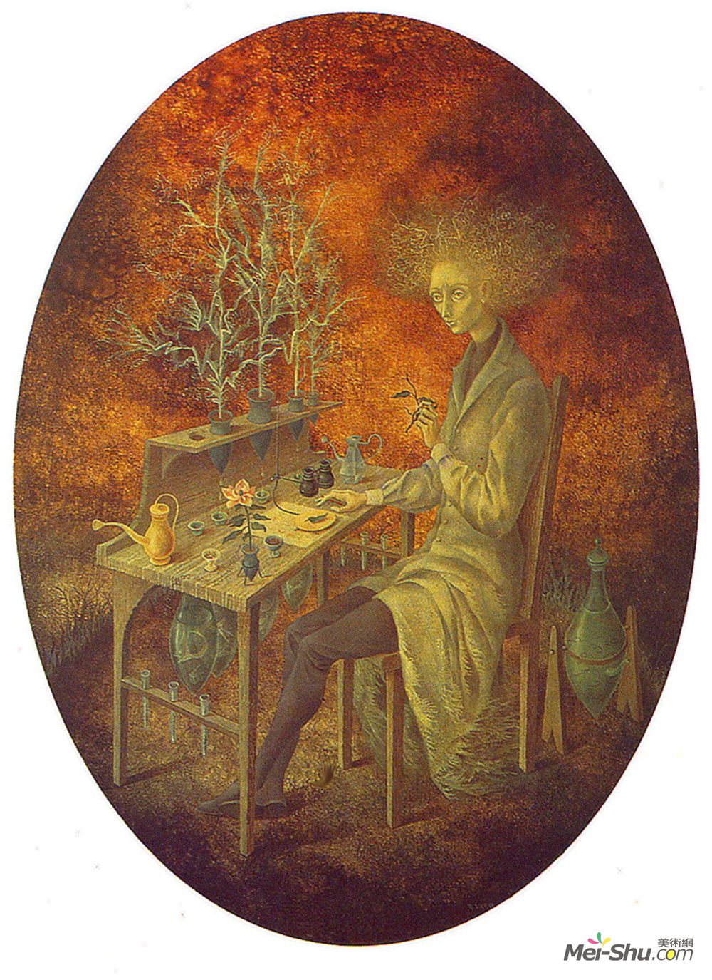 雷梅迪奥斯?瓦罗(Remedios Varo)高清作品《植物内生》