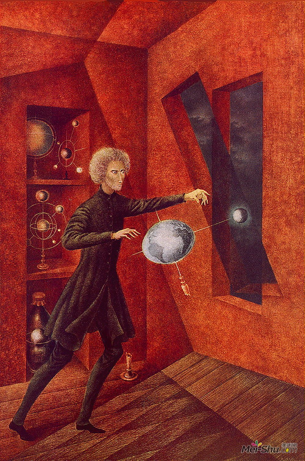 雷梅迪奥斯?瓦罗(Remedios Varo)高清作品《重力》