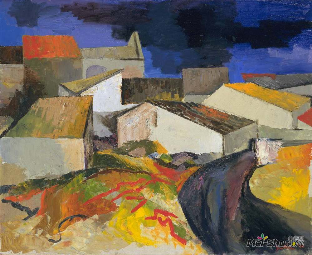 雷纳托·古图索(Renato Guttuso)高清作品《Santa Panagia（西西里岛）》