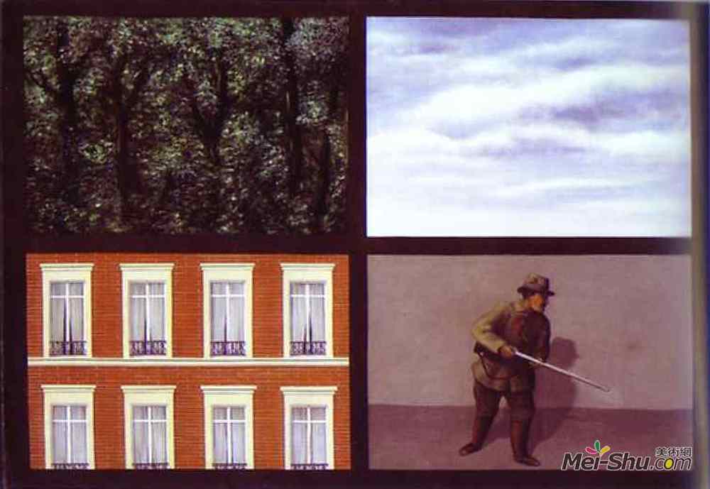 勒内·马格里特(Rene Magritte)高清作品《痴迷》