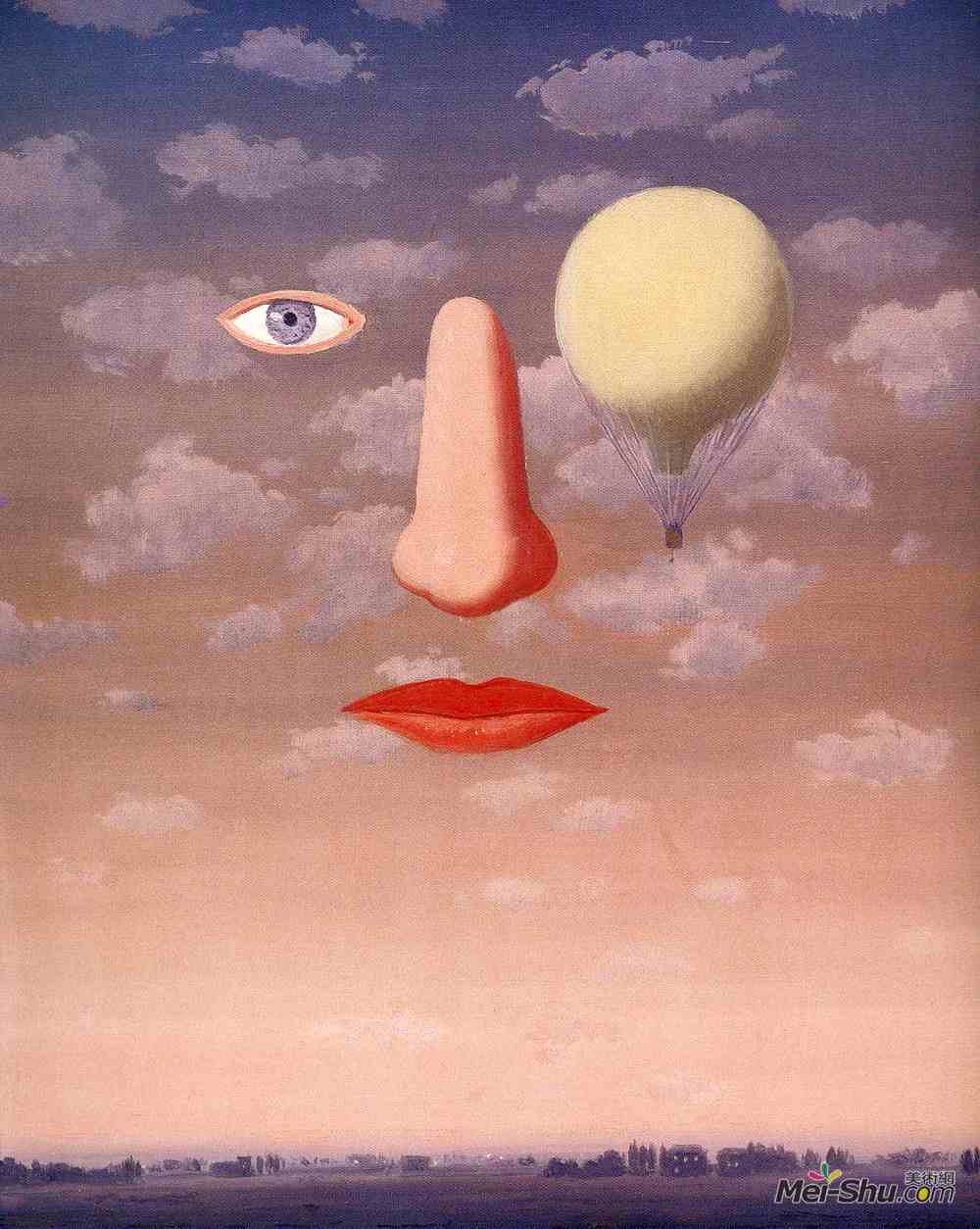 《美丽的关系》勒内·马格里特(rene magritte)高清作品欣赏