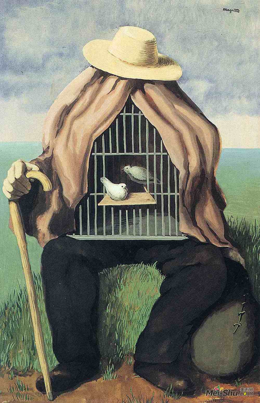 治疗学家勒内马格里特renemagritte高清作品欣赏