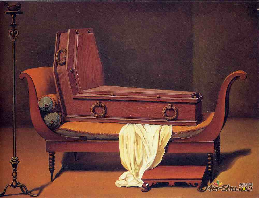 勒内·马格里特(Rene Magritte)高清作品《透视：戴维夫人》