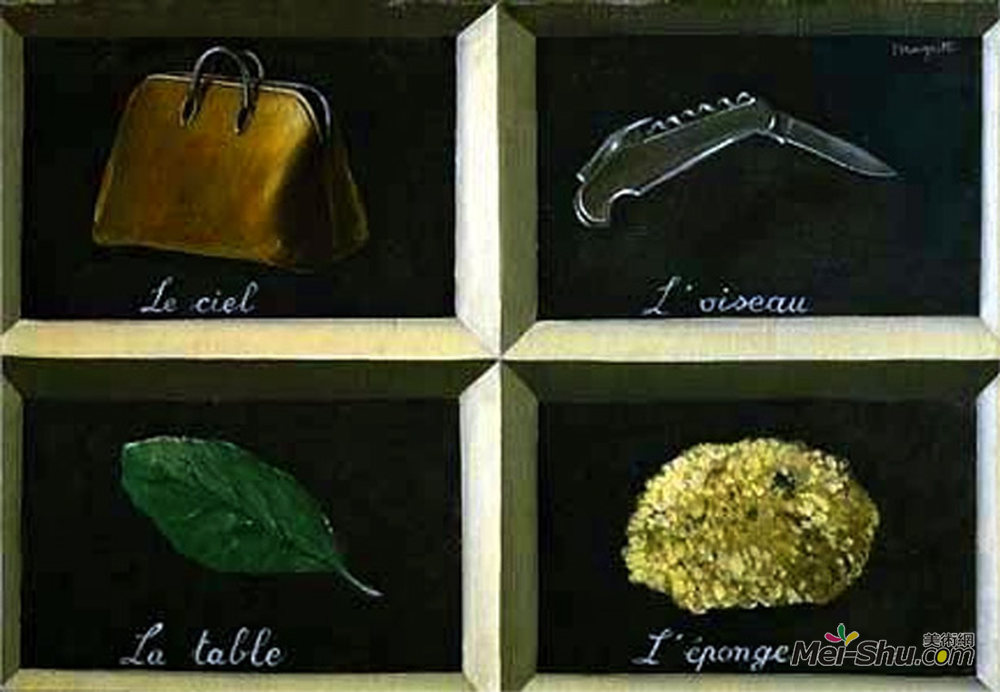 勒内·马格里特(Rene Magritte)高清作品《梦的诠释》