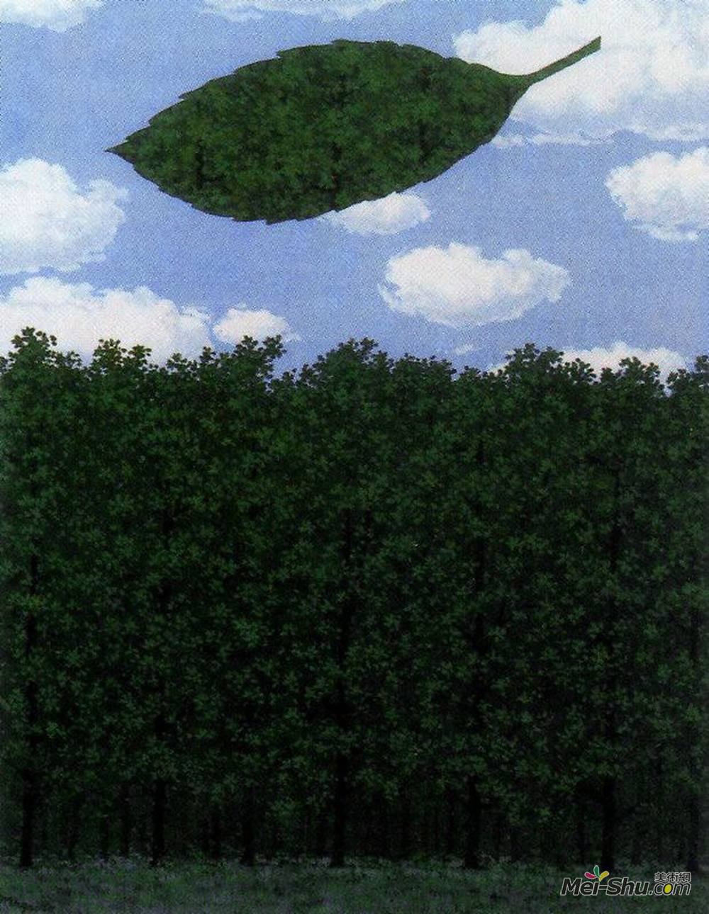 勒内·马格里特(Rene Magritte)高清作品《狮身人面像合唱团》