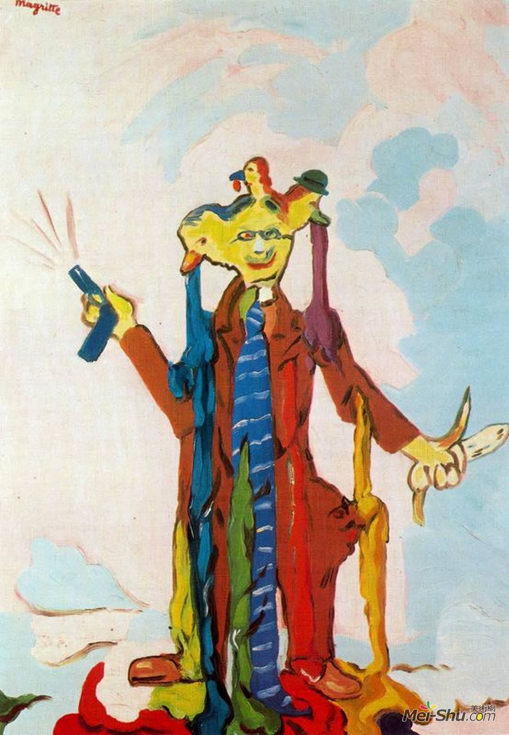 勒内·马格里特(Rene Magritte)高清作品《图画内容》