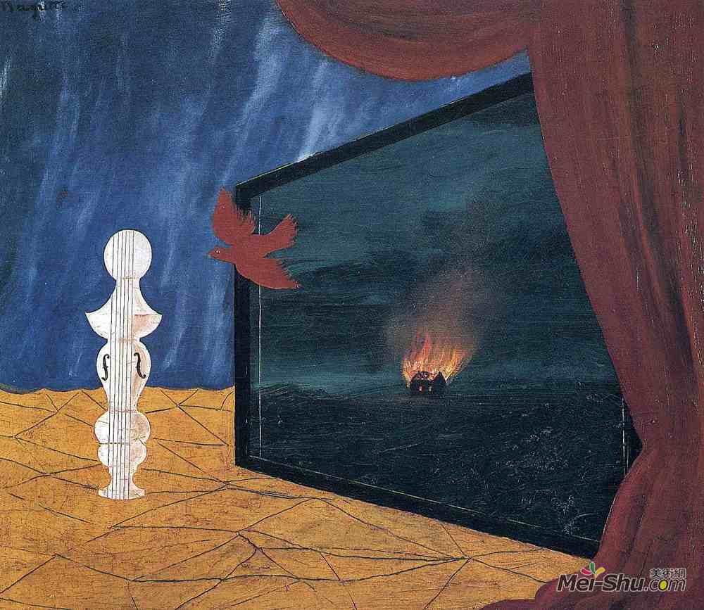 勒内·马格里特(Rene Magritte)高清作品《夜曲》