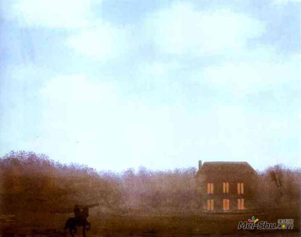 勒内·马格里特(Rene Magritte)高清作品《光之帝国（未完成）》