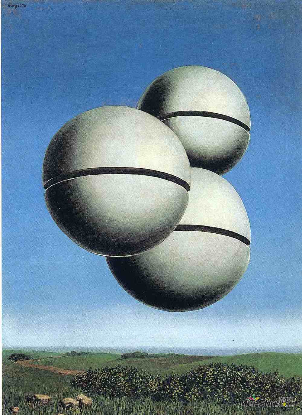 《太空之声》勒内·马格里特(rene magritte)高清作品欣赏_勒内·马格