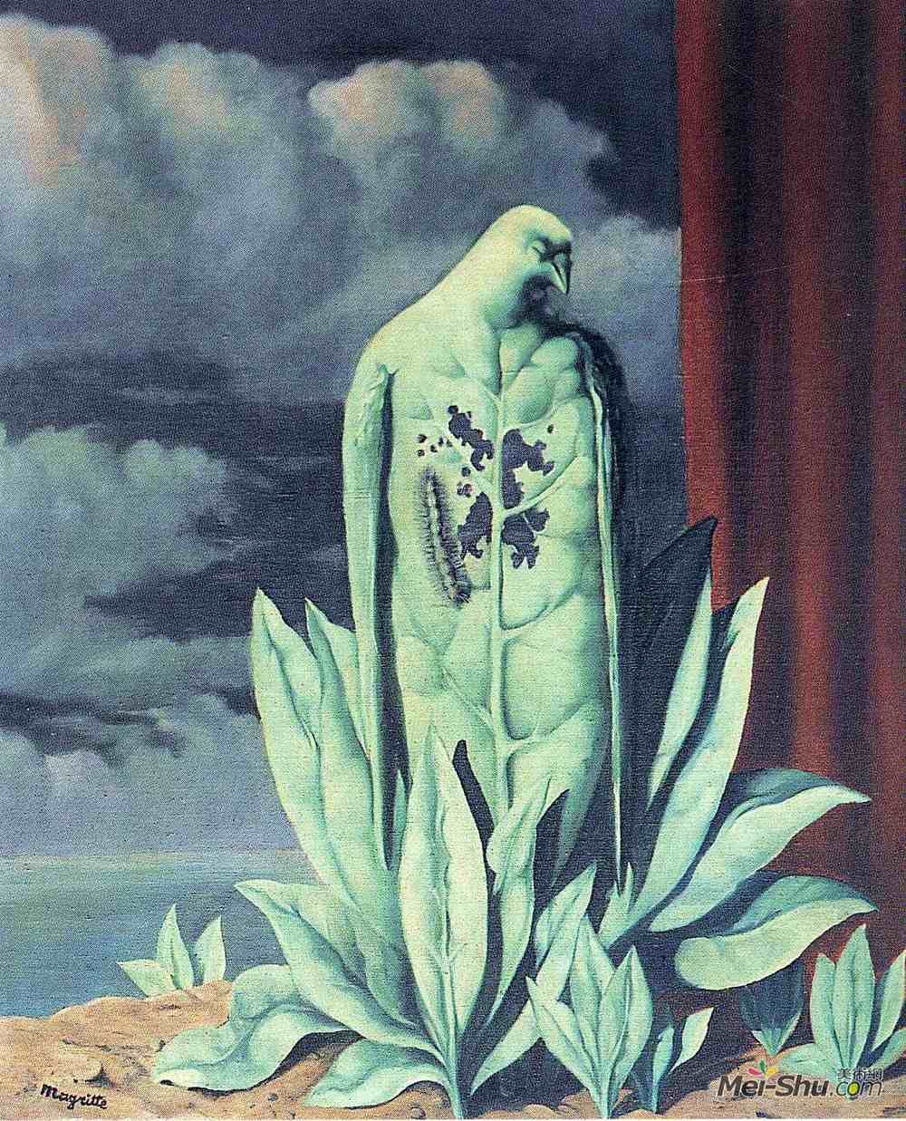 勒内·马格里特(Rene Magritte)高清作品《悲伤的滋味》