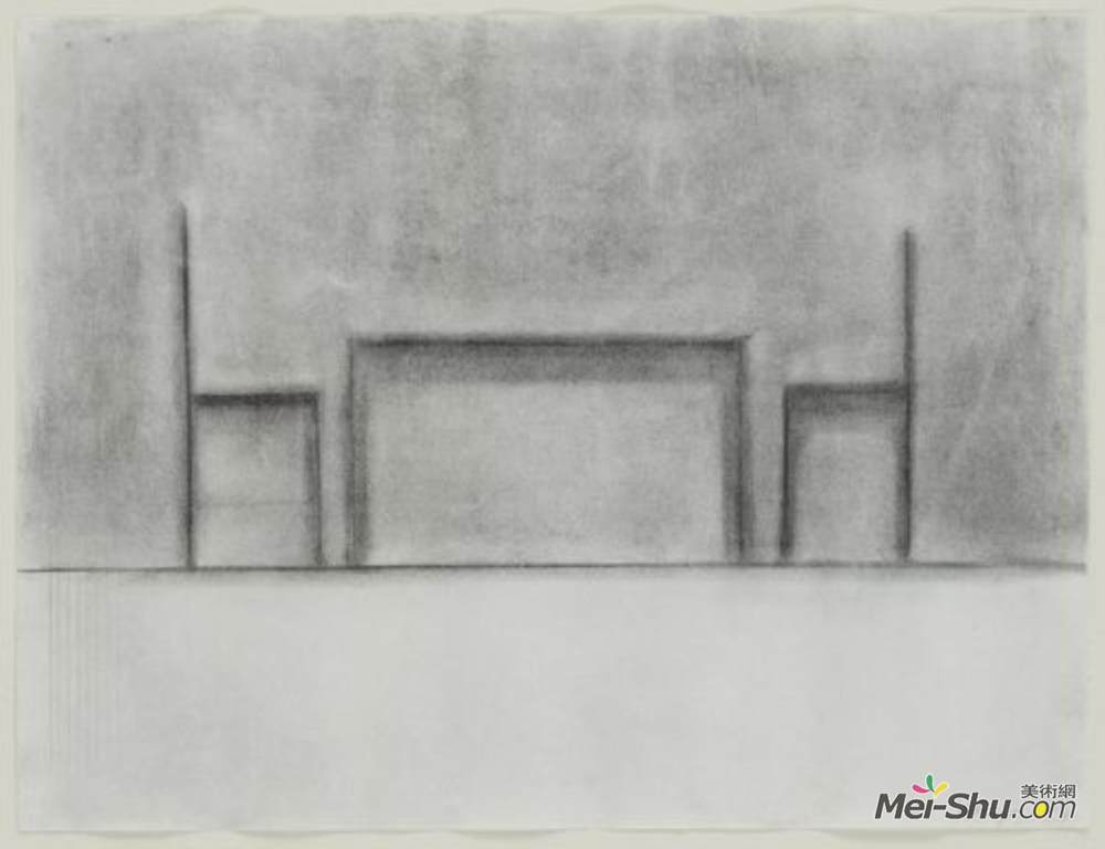 理查德德·阿奇瓦格(Richard Artschwager)高清作品《桌子和两把椅子》