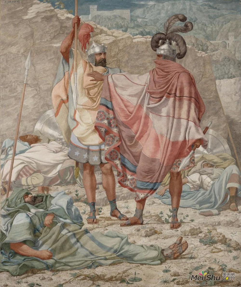 理查德德·达德(Richard Dadd)高清作品《怜悯 - 大卫斯帕雷斯扫罗的生命》
