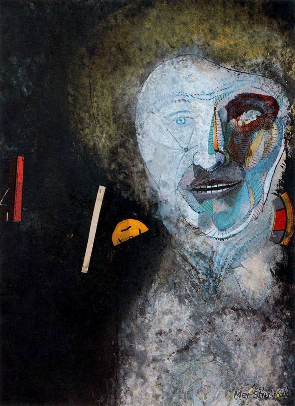 理查德德·林德纳(Richard Lindner)高清作品《头》
