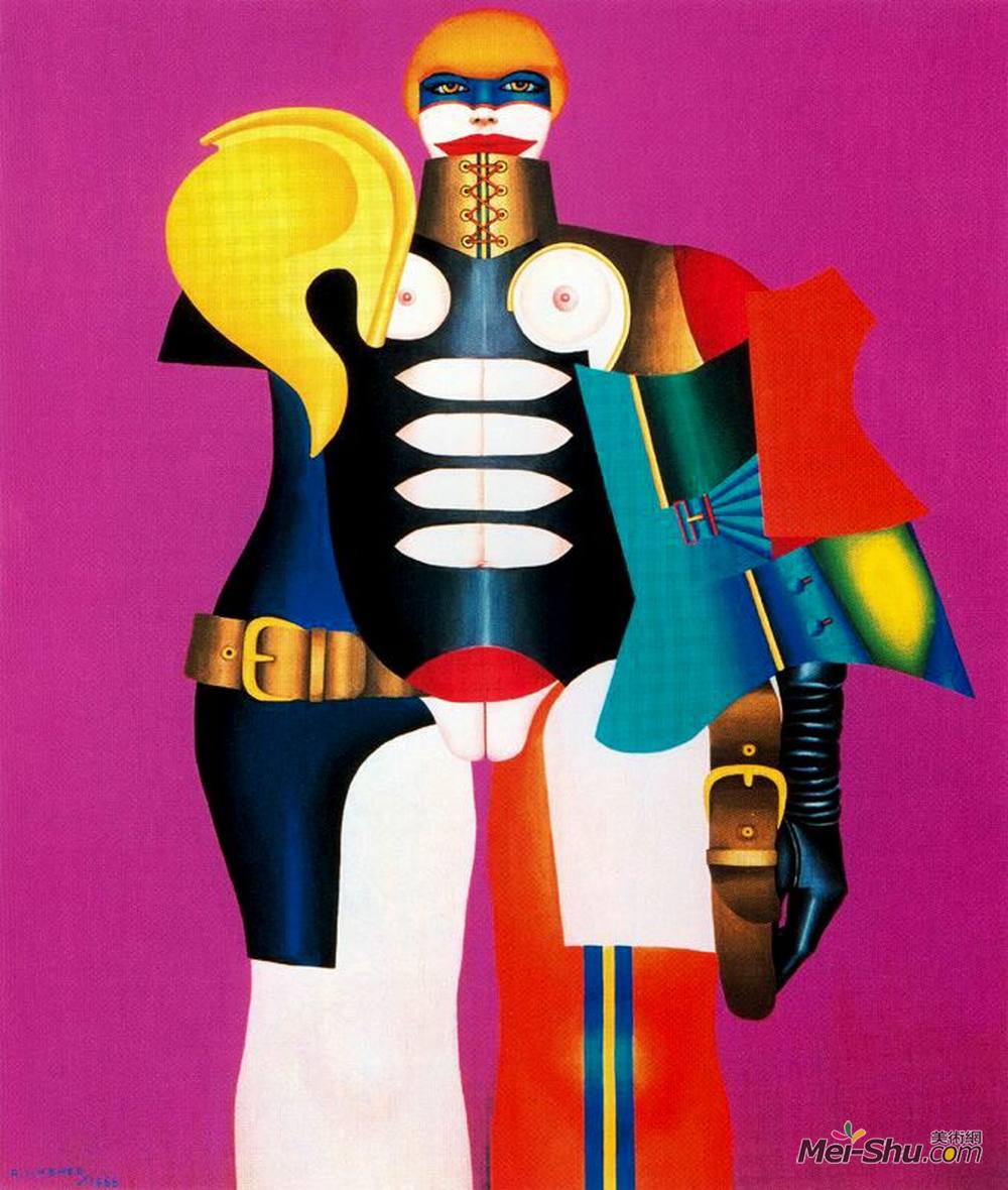 理查德德·林德纳(Richard Lindner)高清作品《安琪儿在我心中》