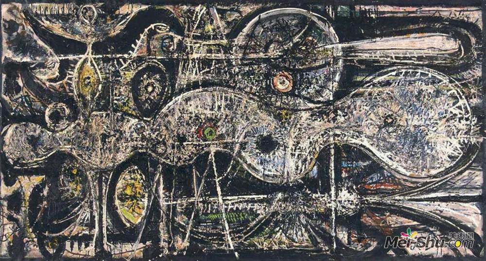 理查德德·波塞特-达特(Richard Pousette-Dart)高清作品《起伏》
