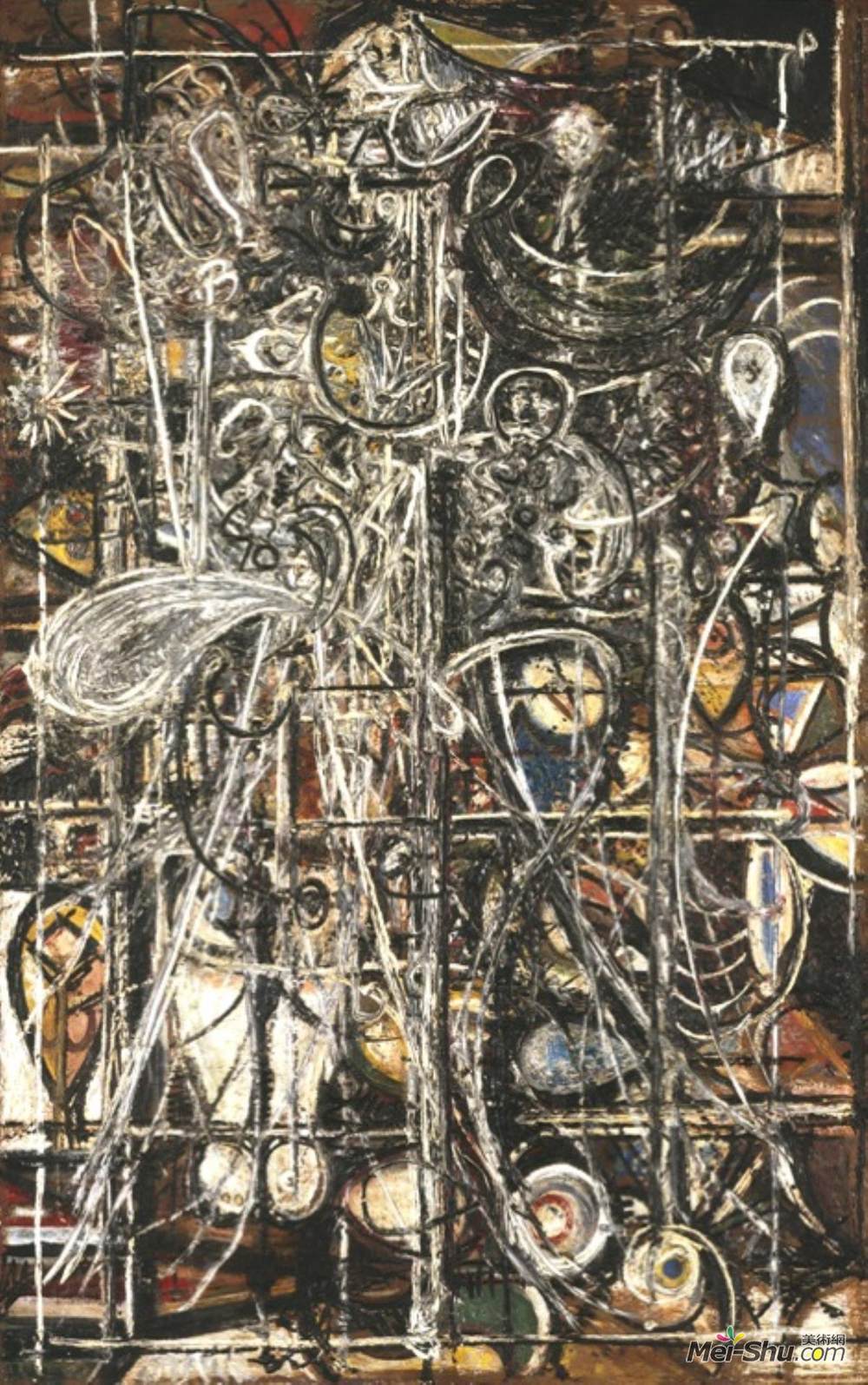 理查德德·波塞特-达特(Richard Pousette-Dart)高清作品《图形》