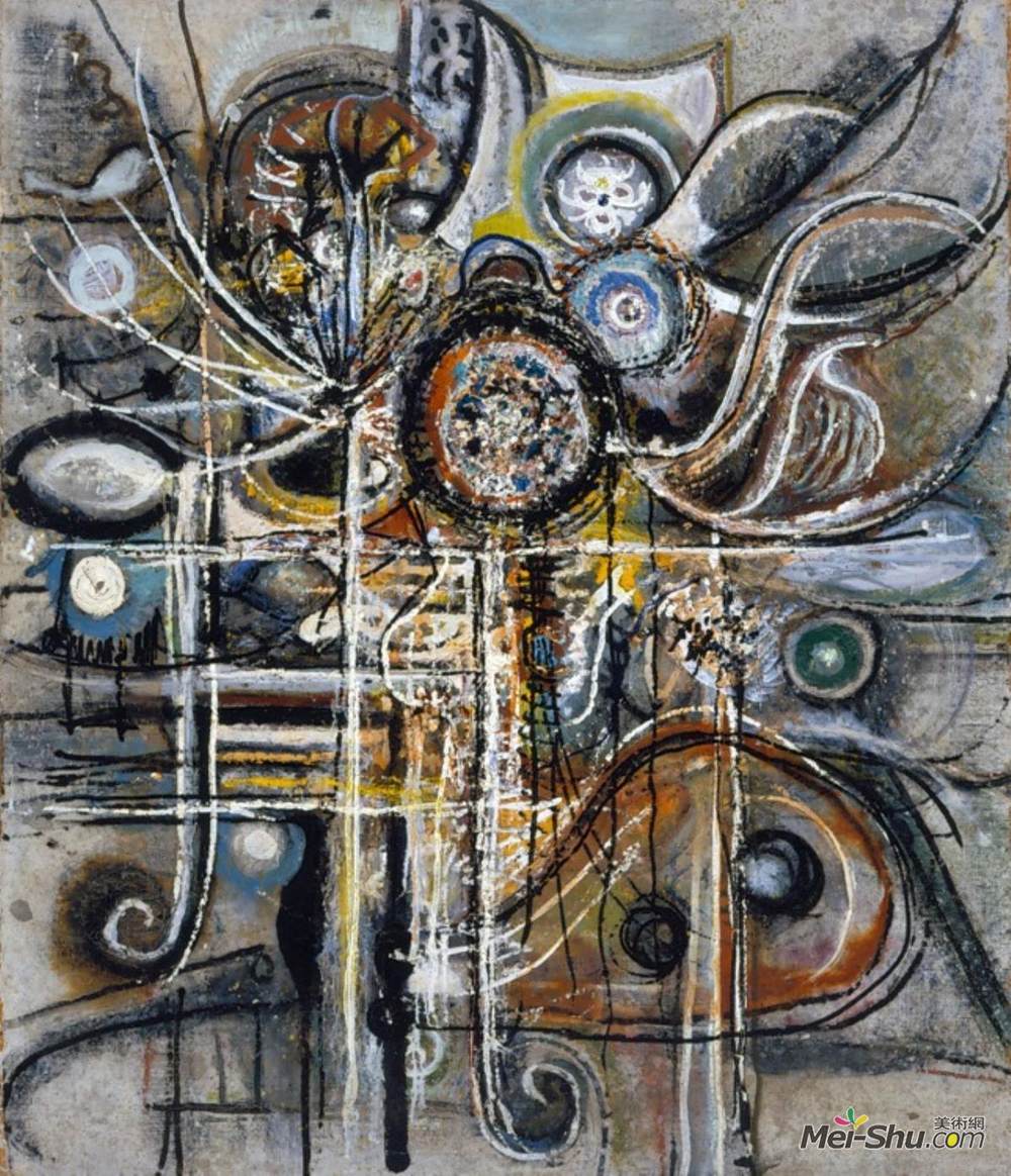 理查德德·波塞特-达特(Richard Pousette-Dart)高清作品《中心》