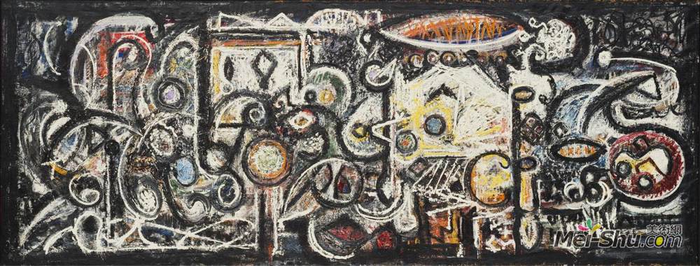 理查德德·波塞特-达特(Richard Pousette-Dart)高清作品《赋格曲2号》