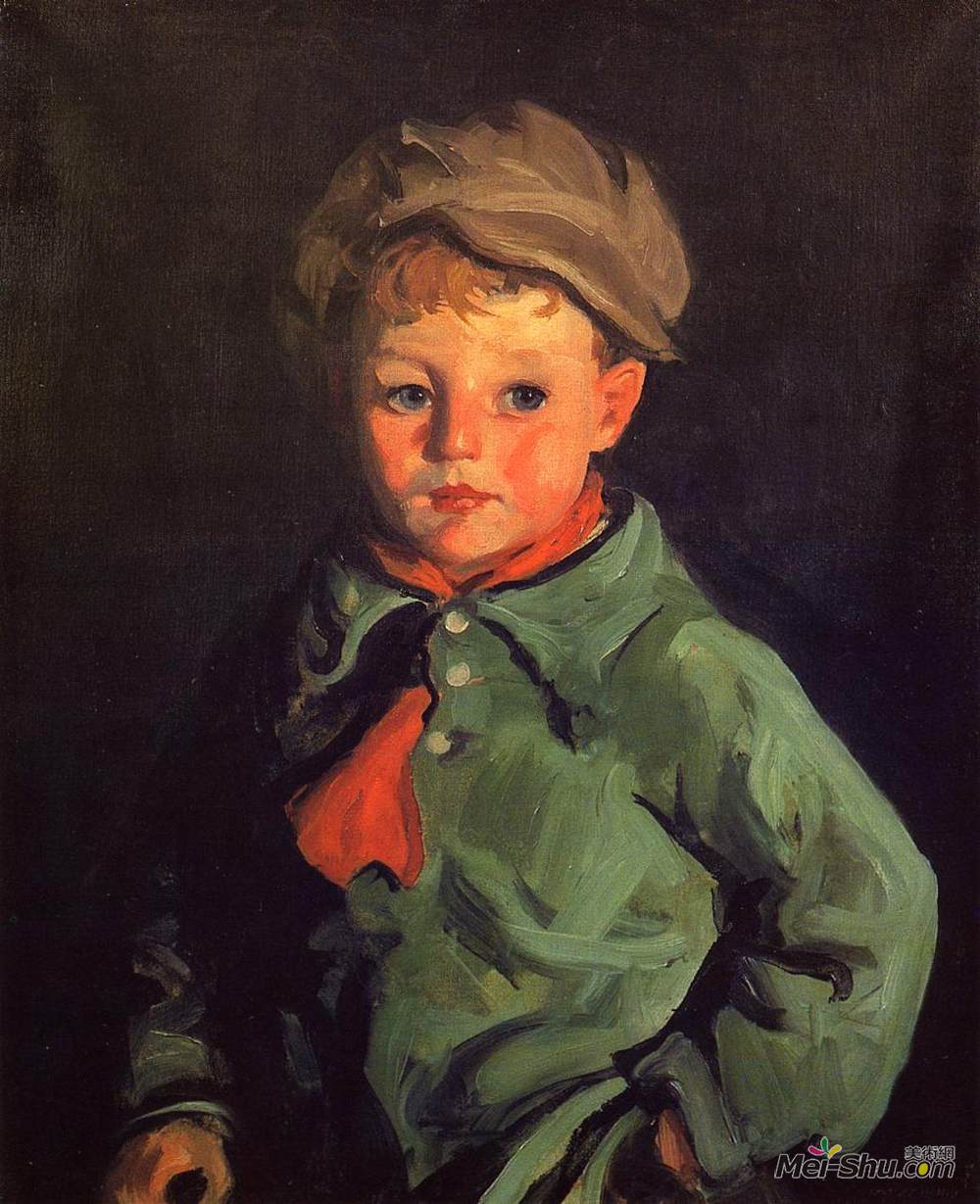 罗伯特·亨利(Robert Henri)高清作品《船长米克》