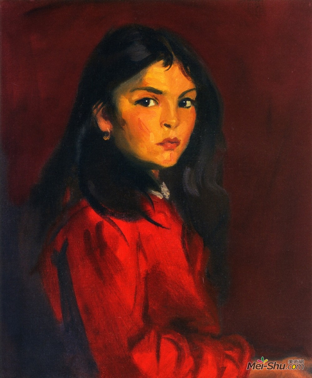 罗伯特·亨利(Robert Henri)高清作品《贝尔纳埃斯库德罗》