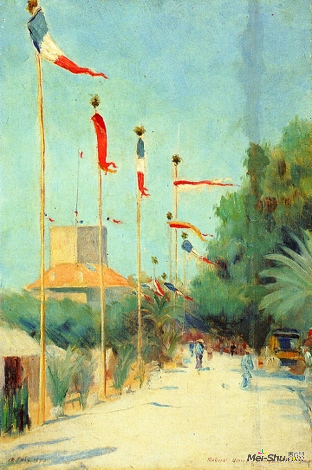 罗伯特·亨利(Robert Henri)高清作品《法国圣纳泽尔》