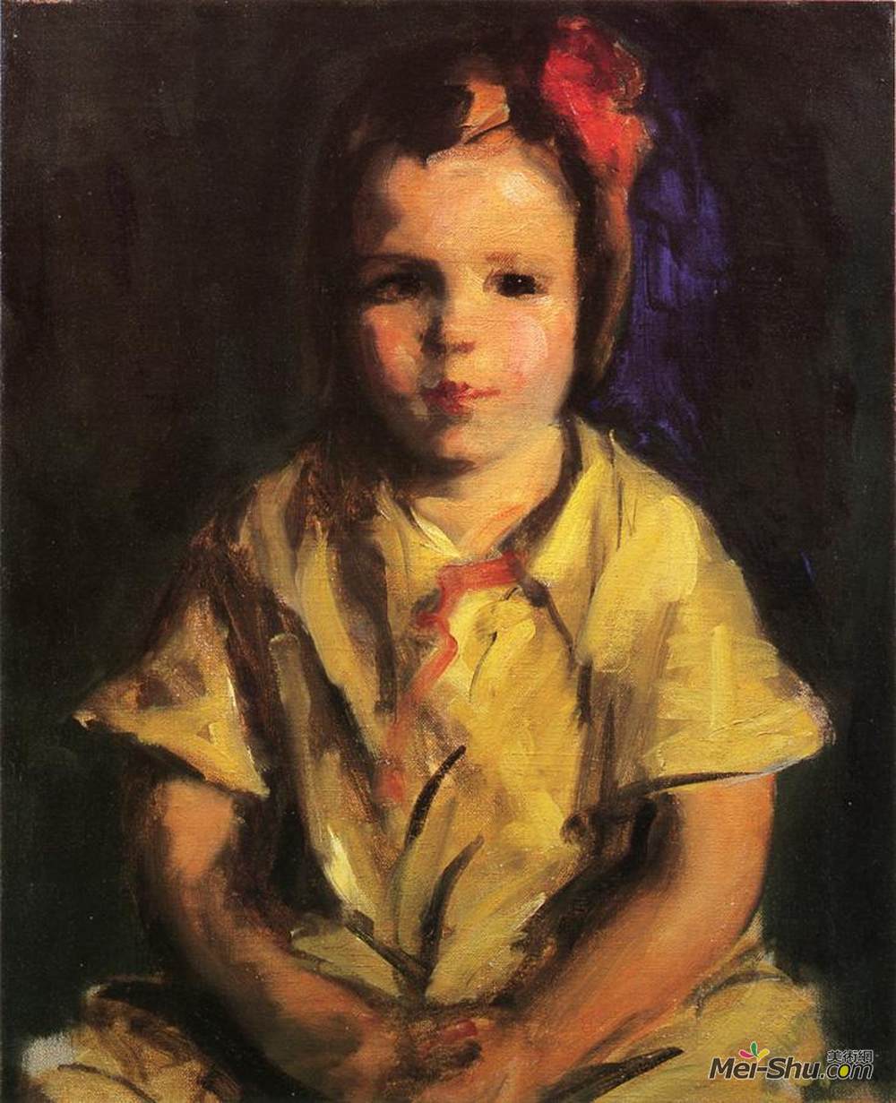 罗伯特·亨利(Robert Henri)高清作品《信仰肖像》