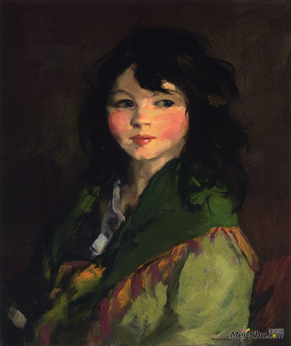 罗伯特·亨利(Robert Henri)高清作品《弗朗辛》