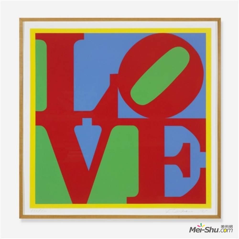 罗伯特·印第安纳(Robert Indiana)高清作品《日光疗法之爱》