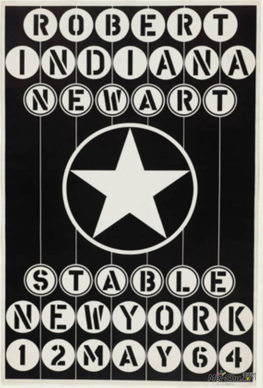 罗伯特·印第安纳(Robert Indiana)高清作品《罗伯特·印第安纳，新艺术，稳定的纽约》