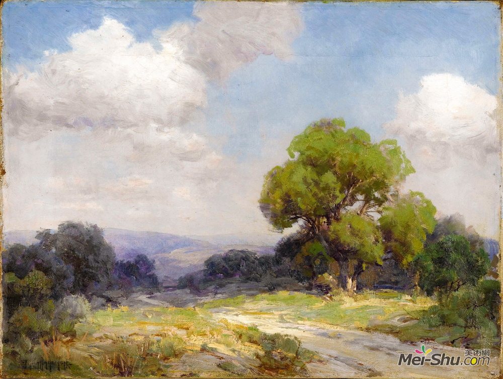 罗伯特·朱利安(Robert Julian Onderdonk)高清作品《德克萨斯西南部的早晨》