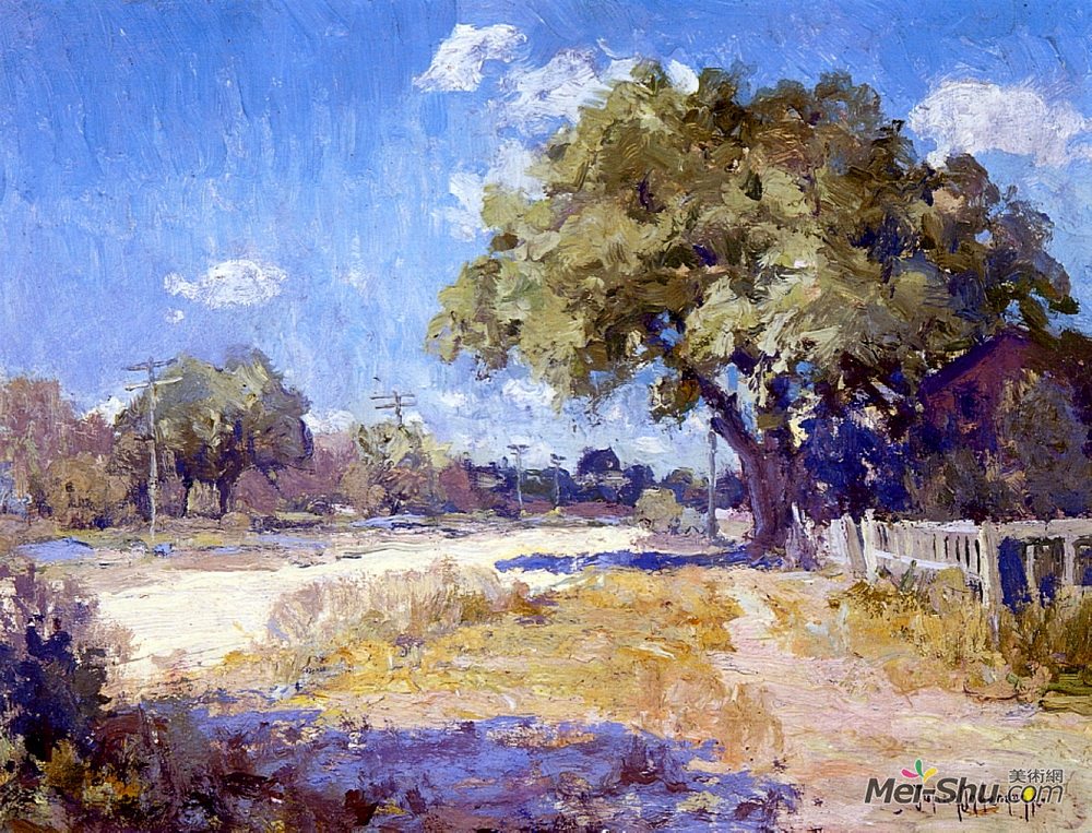 罗伯特·朱利安(Robert Julian Onderdonk)高清作品《德克萨斯景观》