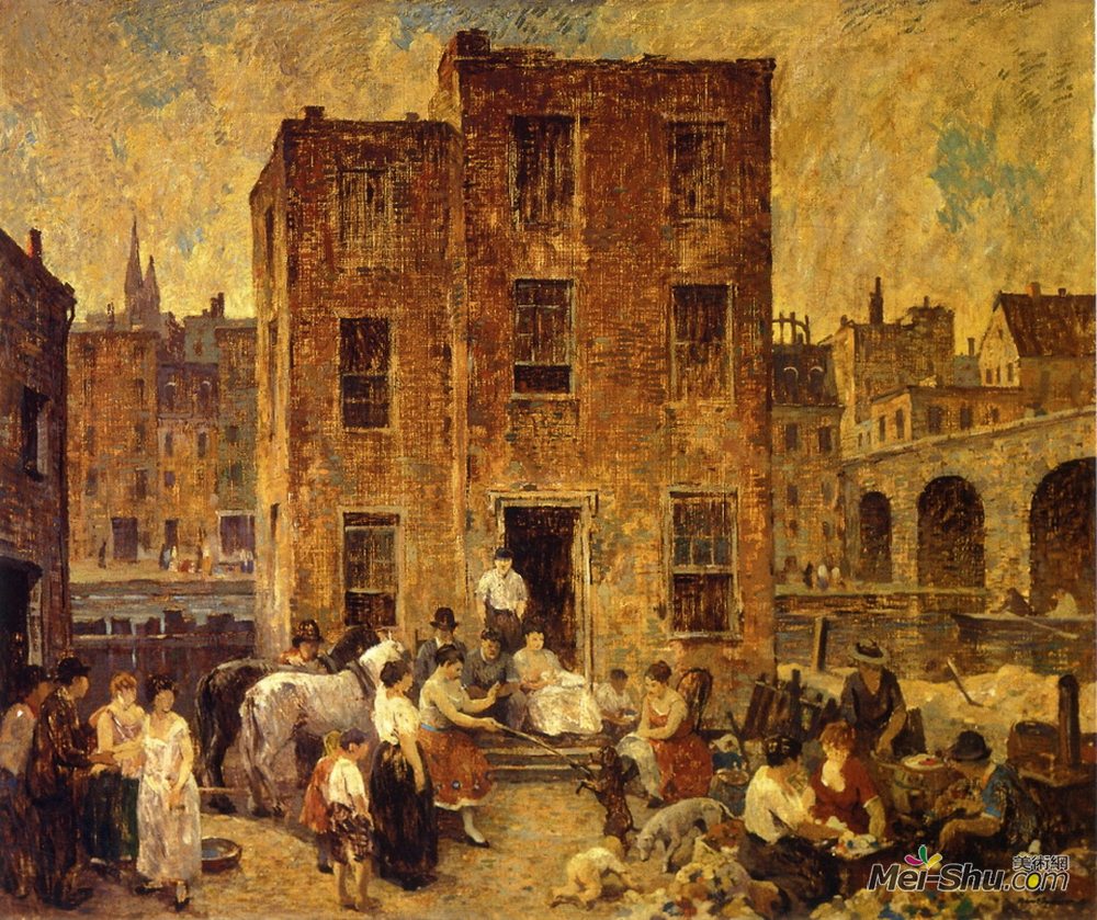 罗伯特·斯宾塞(Robert Spencer)高清作品《蒙特班克斯和小偷》