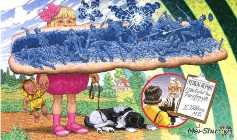 罗伯特·威廉斯(Robert Williams)高清作品《文字游戏》