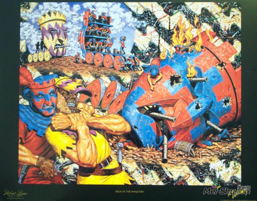 罗伯特·威廉斯(Robert Williams)高清作品《围攻者》