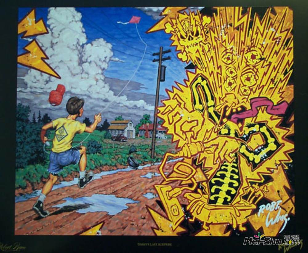 罗伯特·威廉斯(Robert Williams)高清作品《蒂米最后的惊喜》
