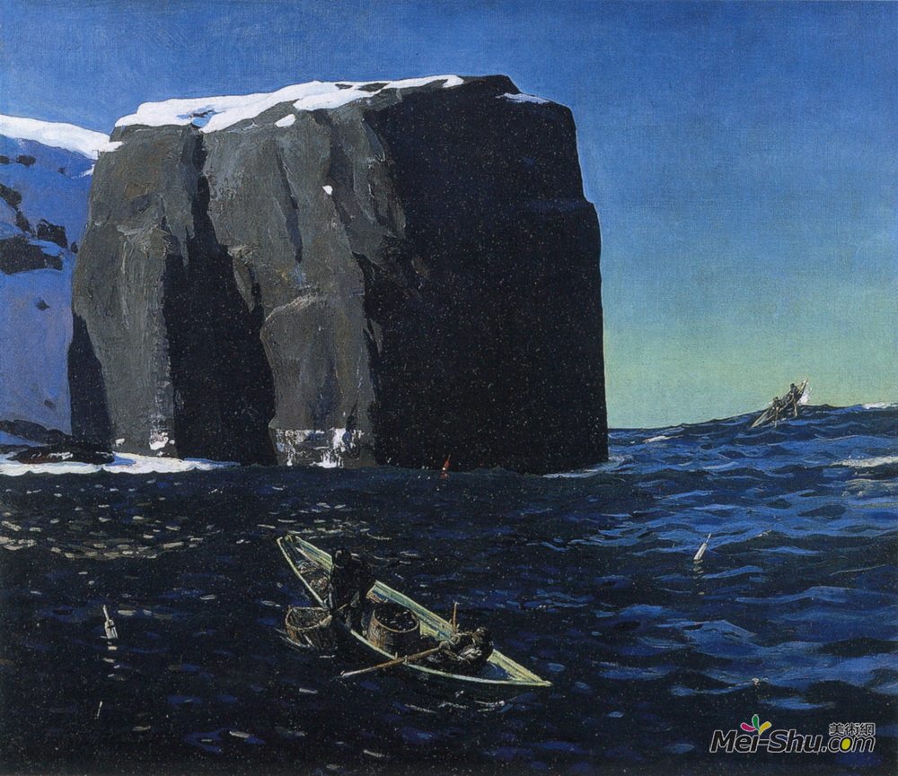 罗克韦尔·肯特(Rockwell Kent)高清作品《海上劳工》