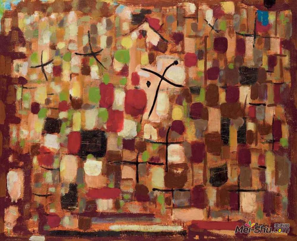 罗杰·比西耶(Roger Bissière)高清作品《成分胭脂（成分344）》
