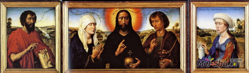 罗吉尔·凡·德尔·维登(Rogier van der Weyden)高清作品《布拉克家庭三联画》