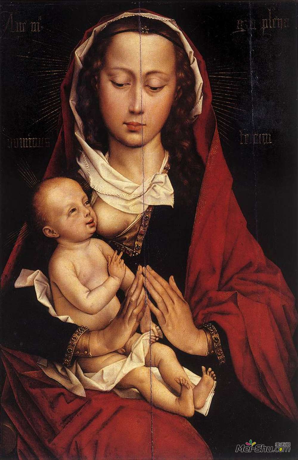 罗吉尔·凡·德尔·维登(Rogier van der Weyden)高清作品《圣母子》