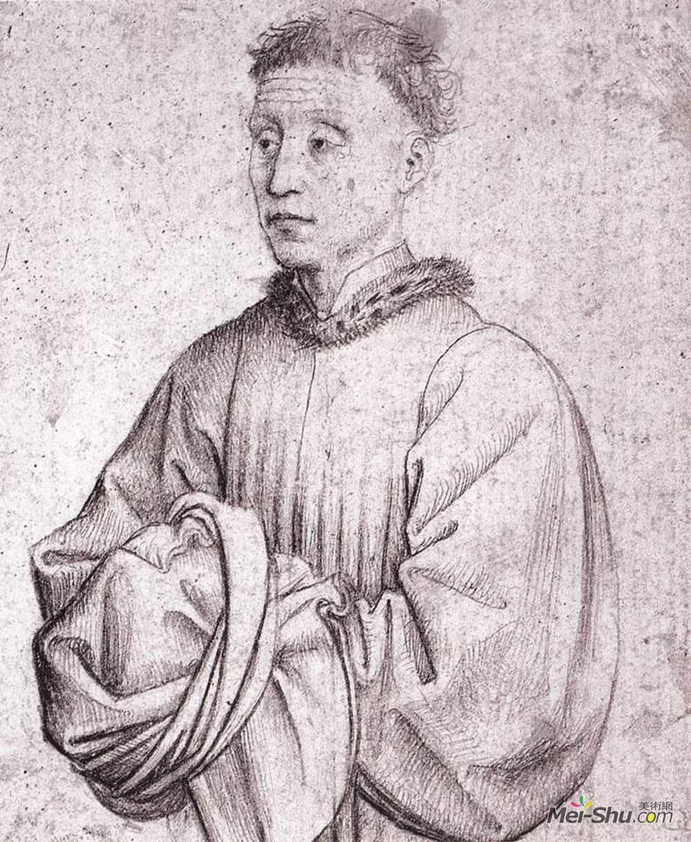 罗吉尔·凡·德尔·维登(Rogier van der Weyden)高清作品《一名年轻男子的画像》