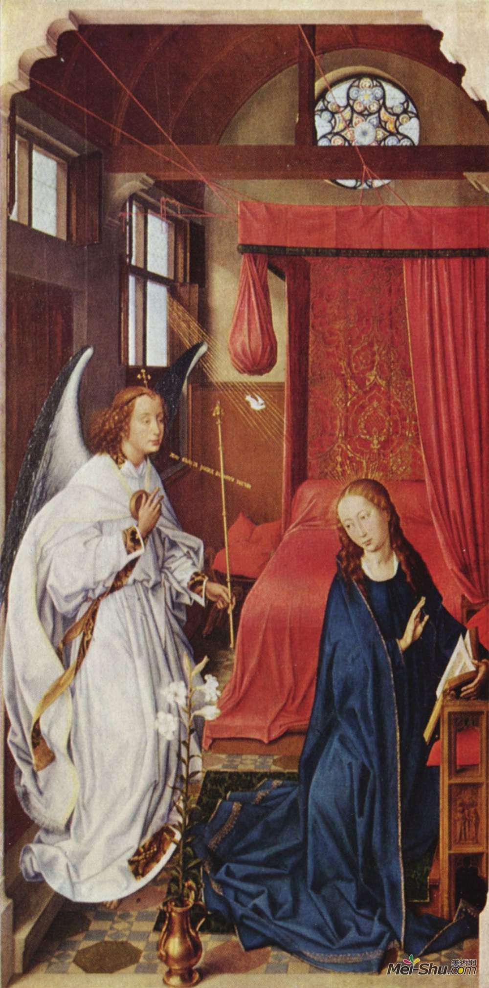 罗吉尔·凡·德尔·维登(Rogier van der Weyden)高清作品《报喜》