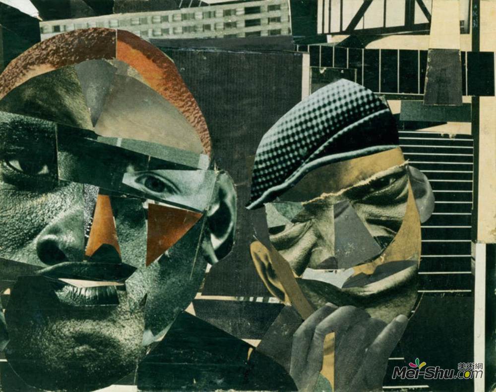 罗马勒·比尔登(Romare Bearden)高清作品《匹兹堡记忆》