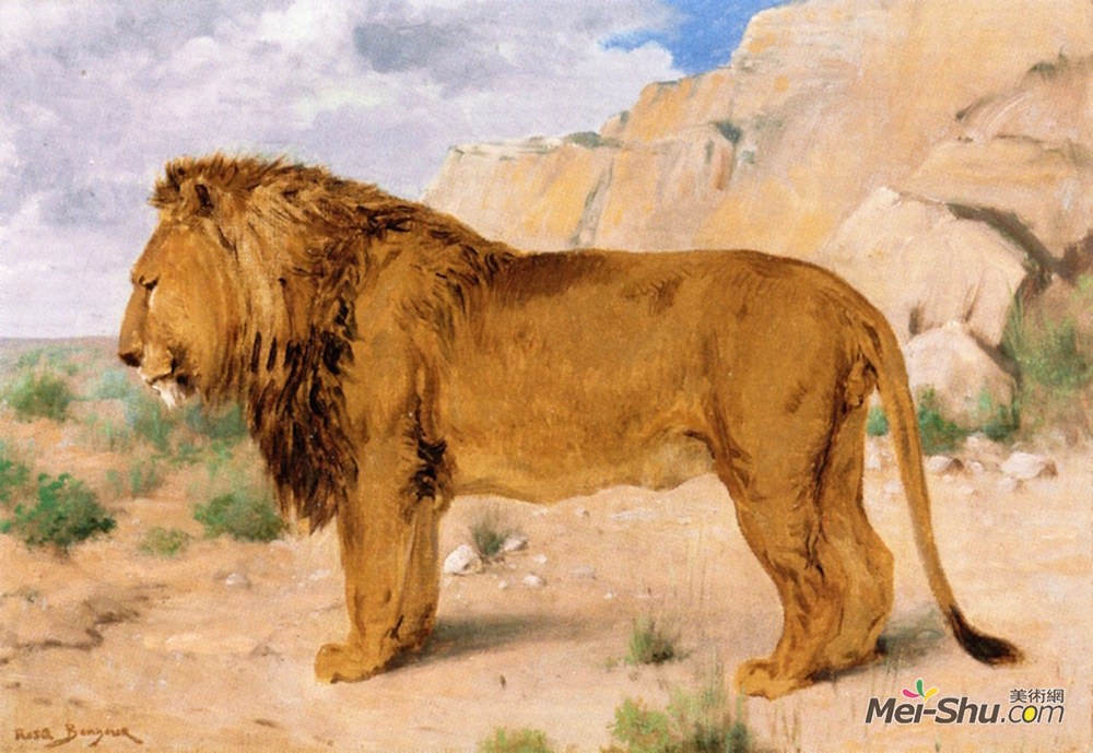 罗莎·博纳尔(Rosa Bonheur)高清作品《狮子的研究》