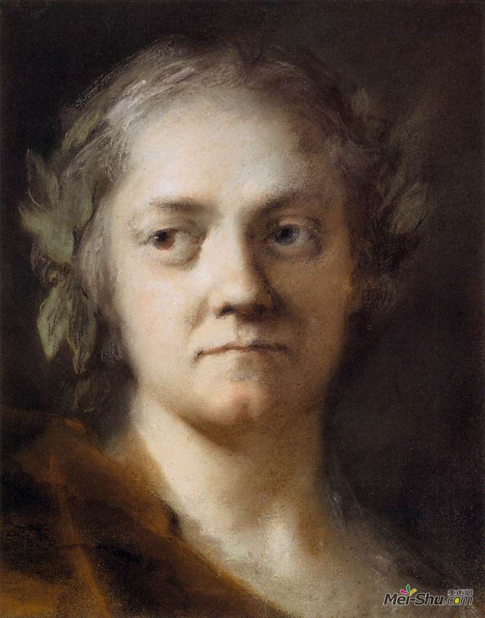 罗萨尔巴·卡列拉(Rosalba Carriera)高清作品《自画像》