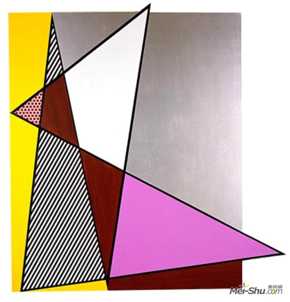 罗伊·李奇登斯坦(Roy Lichtenstein)高清作品《不完美的绘画》