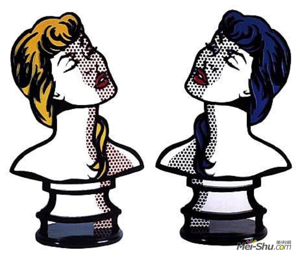 罗伊·李奇登斯坦(Roy Lichtenstein)高清作品《女人阳光月光》